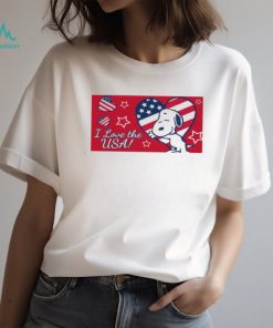 I Love The Usa, Snoopy Memorial Day Shirt