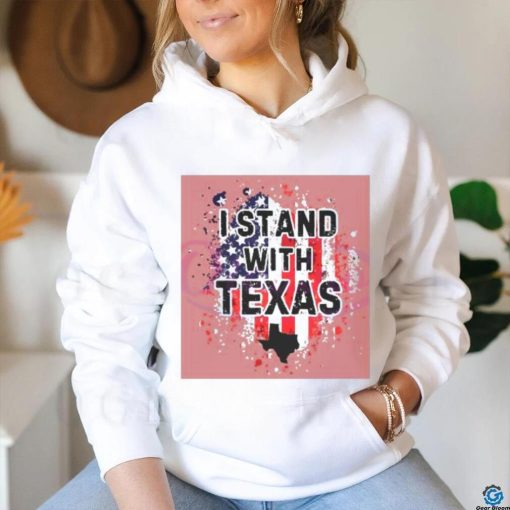 I Stand With Texas US Flag Broken shirt