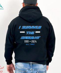 I Survived The Drought 1991 2024 All Grit Tee Detroit Lions Shirt