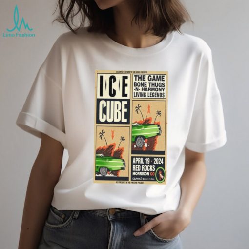 Ice Cube Morrison, Red Rocks Amphitheatre 19 April 2024 Tshirt