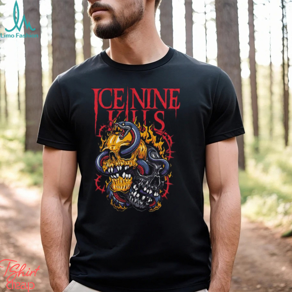 Ice Nine Kills Snake Skulls T Shirt Ice Nine Kills Snake Skulls T Shirt