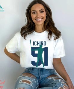 Ichiro Suzuki Jersey Number Artwork Shirt