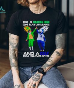I’m A Fighting Irish On Saturdays And A Colt On Sundays Shirt