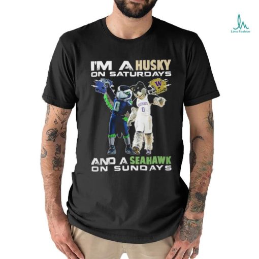 I’m A Husky On Saturdays And A Seahawk On Sundays Shirt
