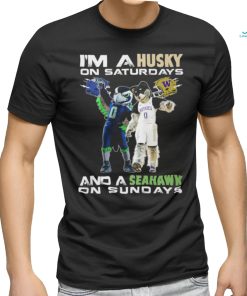 I'm A Husky On Saturdays And A Seahawk On Sundays Shirt