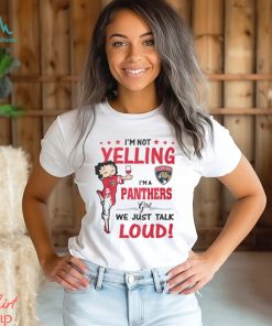 Im Not Yelling Panthers Girl Shirt