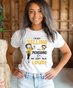 Im Not Yelling Penguins Girl Shirt