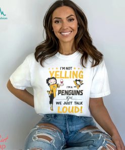 Im Not Yelling Penguins Girl Shirt, hoodie, sweater, long sleeve and tank top Im Not Yelling Penguins Girl Shirt