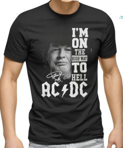 I'm On The High Way To Hell ACDC Angus Young T Shirt