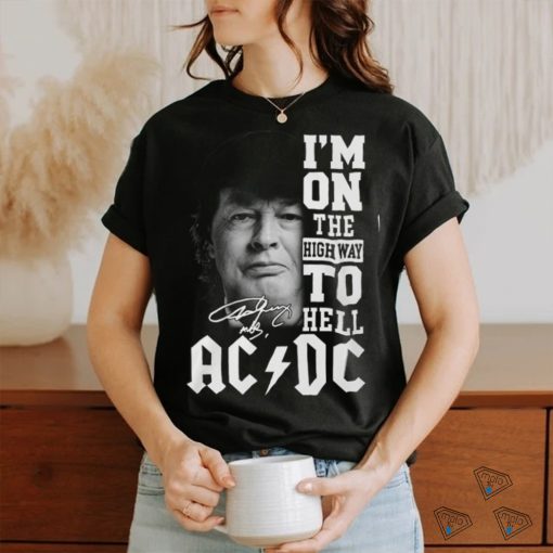 I’m On The High Way To Hell ACDC Angus Young T Shirt