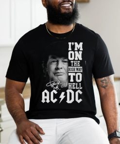 I'm On The High Way To Hell ACDC Angus Young T Shirt