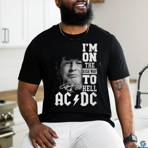 I’m On The High Way To Hell ACDC Angus Young T Shirt