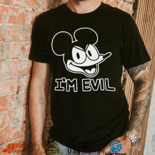 I’m evil mickey public domain commemoration shirt