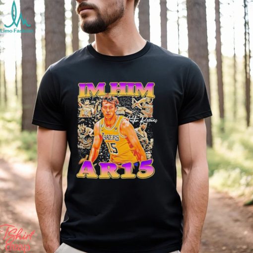 I’m him ar 15 austin reaves new idol in los angeles Lakers shirt