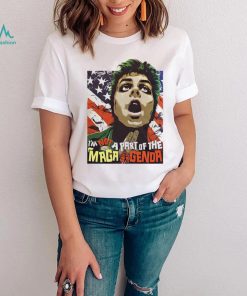 I’m not a part of the maga agenda USA flag shirt