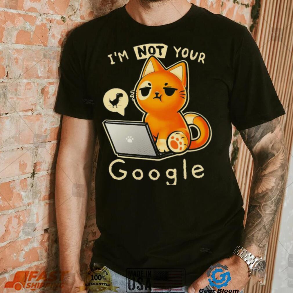 I m not your google qwertee shirt Limotees