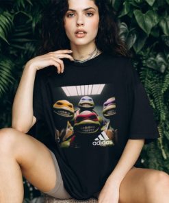 Image Teenage Mutant Ninja Turtles x Adidas Superstar Shelltoes Art Cover Unisex T Shirt