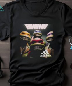 Image Teenage Mutant Ninja Turtles x Adidas Superstar Shelltoes Art Cover Unisex T Shirt