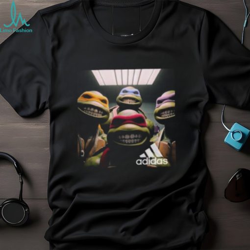 Image Teenage Mutant Ninja Turtles x Adidas Superstar Shelltoes Art Cover Unisex T Shirt