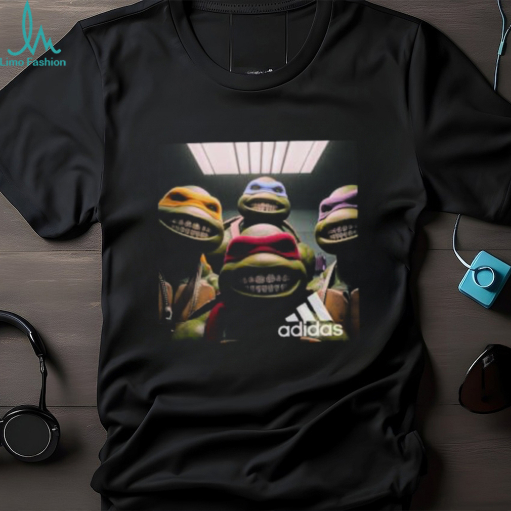 Image Teenage Mutant Ninja Turtles x Adidas Superstar Shelltoes Art Cover Unisex T Shirt Image Teenage Mutant Ninja Turtles x Adidas Superstar Shelltoes Art Cover Unisex T Shirt