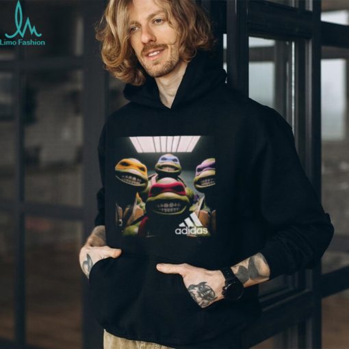 Image Teenage Mutant Ninja Turtles x Adidas Superstar Shelltoes Art Cover Unisex T Shirt