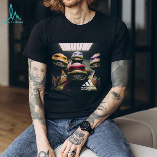 Image Teenage Mutant Ninja Turtles x Adidas Superstar Shelltoes Art Cover Unisex T Shirt