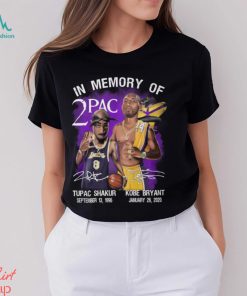 In Memories Of 2Pac Kobe Bryant And Tupac Shakur Signatures Shirt