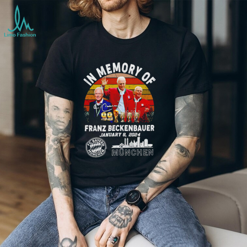 In memory of Franz Beckenbauer Munchen FC Vintage shirt In memory of Franz Beckenbauer Munchen FC Vintage shirt