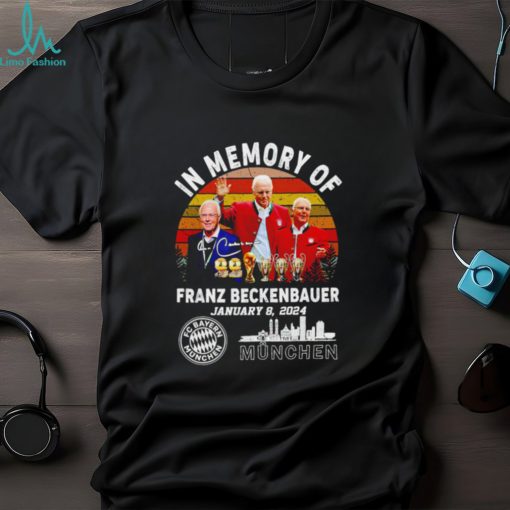 In memory of Franz Beckenbauer Munchen FC Vintage shirt
