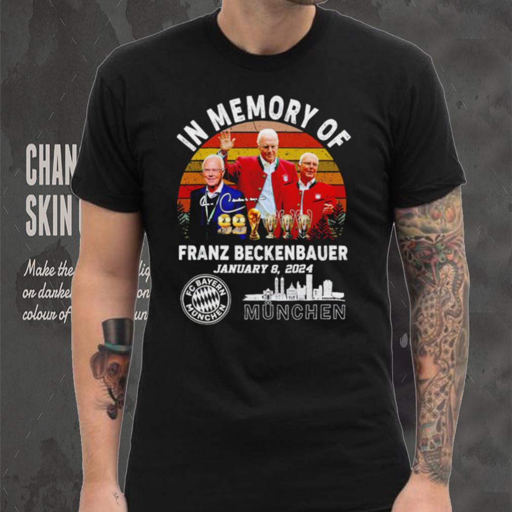 In memory of Franz Beckenbauer Munchen FC Vintage shirt In memory of Franz Beckenbauer Munchen FC Vintage shirt