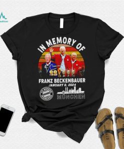 In memory of Franz Beckenbauer Munchen FC Vintage shirt, hoodie, sweater, long sleeve and tank top In memory of Franz Beckenbauer Munchen FC Vintage shirt
