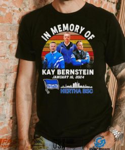 In memory of Kay Bernstein coach Hertha Berlin portrait skyline vintage shirt