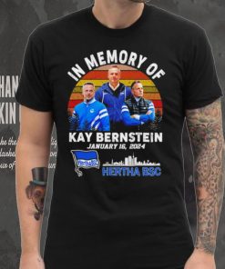 In memory of Kay Bernstein coach Hertha Berlin portrait skyline vintage shirt