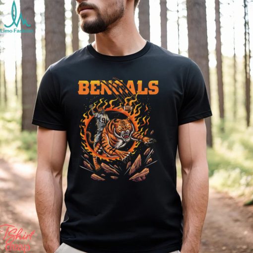Incarnape Burrow Bengals Ring Of Fire Shirt