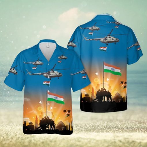 Indian Air Force Mi 17, Happy Independence Day India Hawaiian Shirt Vintage Gift