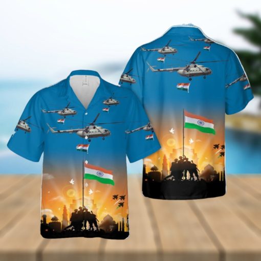 Indian Air Force Mi 17, Happy Independence Day India Hawaiian Shirt Vintage Gift