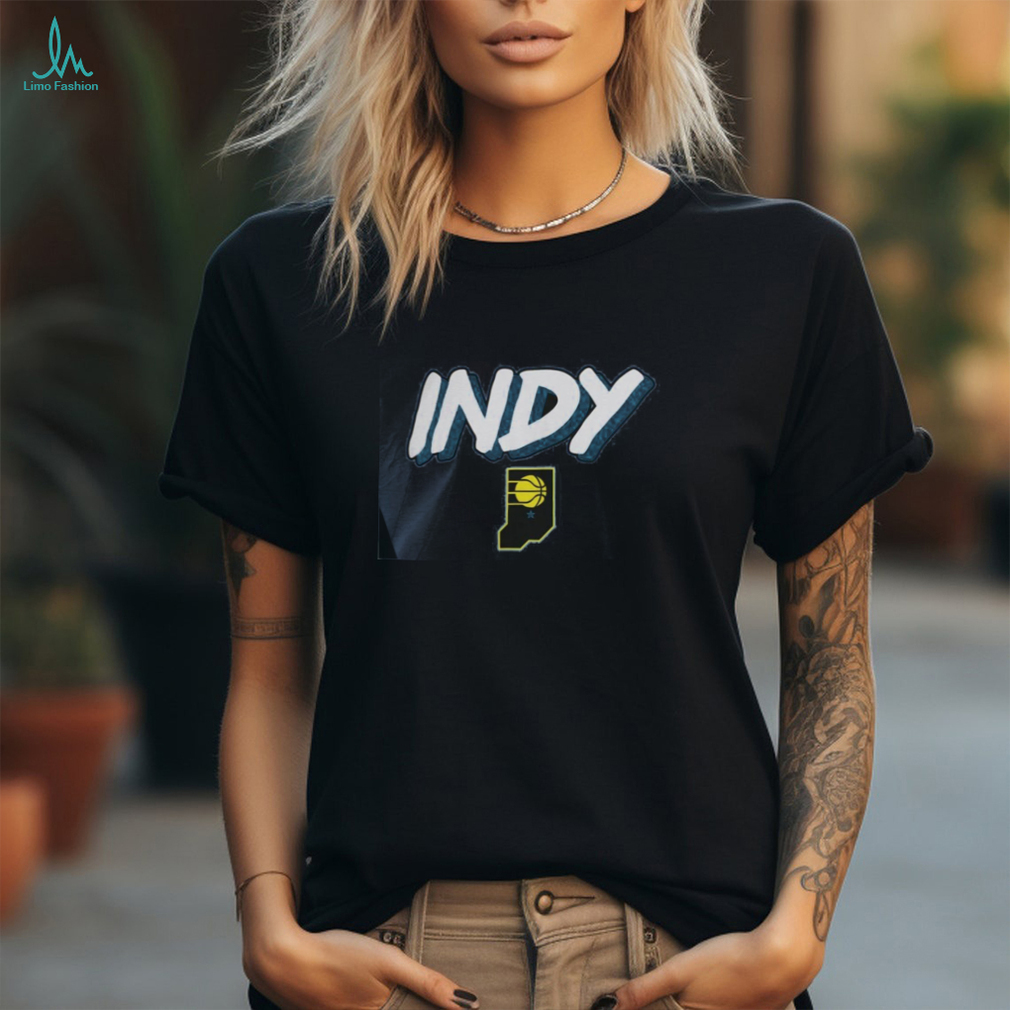 Indiana Pacers New Era 2023 24 City Edition Logo Shirt Indiana Pacers New Era 2023 24 City Edition Logo Shirt