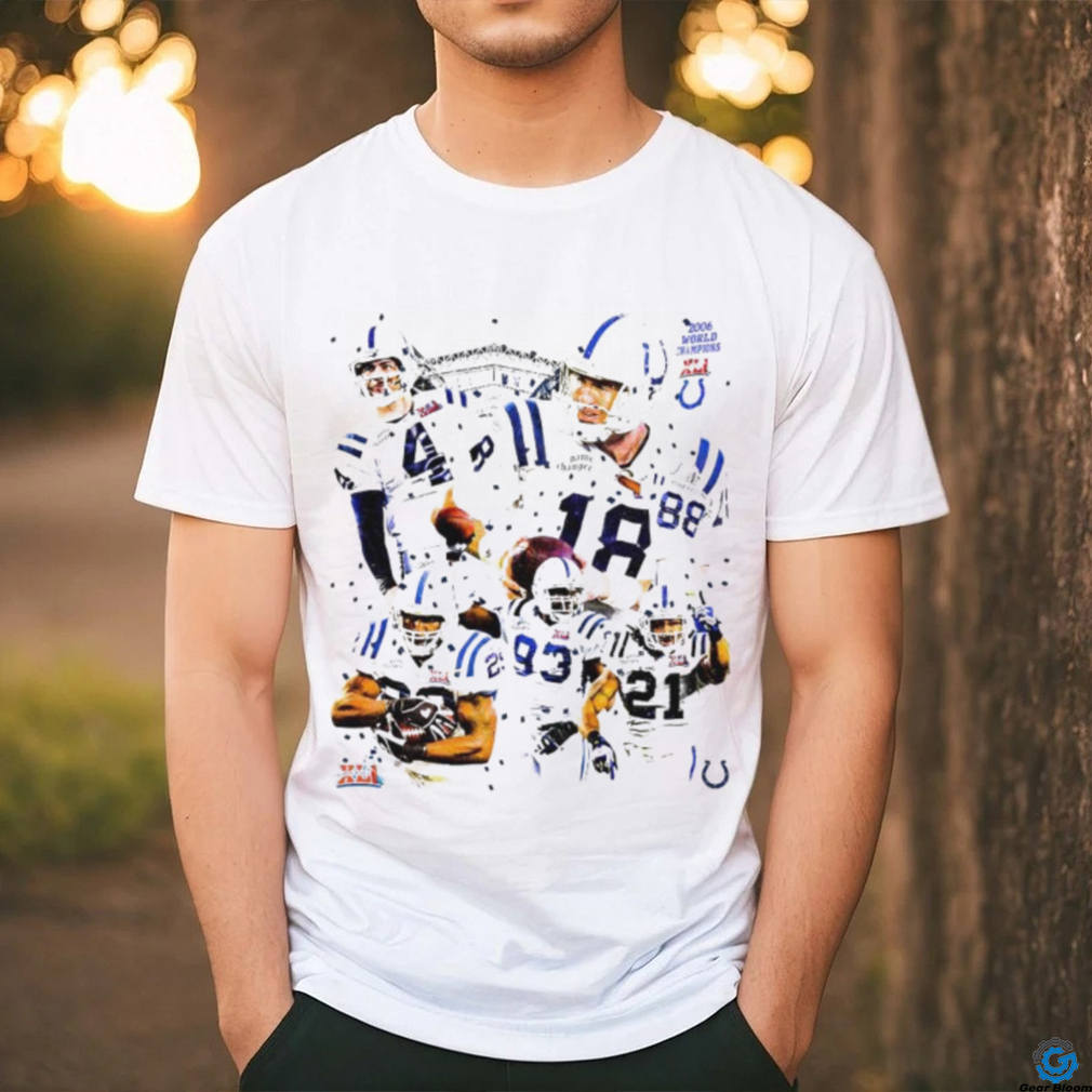 Indianapoil colts super bowl XLI 2006 word champion shirt Indianapoil colts super bowl XLI 2006 word champion shirt