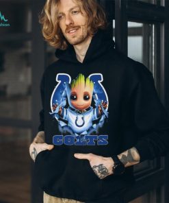Indianapolis Colts Baby Groot Blood Inside Me Shirt