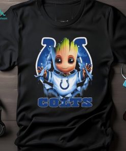 Indianapolis Colts Baby Groot Blood Inside Me Shirt
