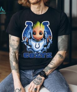 Indianapolis Colts Baby Groot Blood Inside Me Shirt