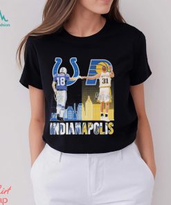 Indianapolis Colts Manking And Indiana Pacers Miller T Shirt