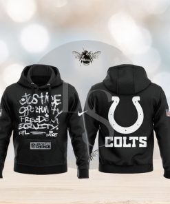Indianapolis Colts NFL Justice Opportunity Equity Freedom Hoodie 3D