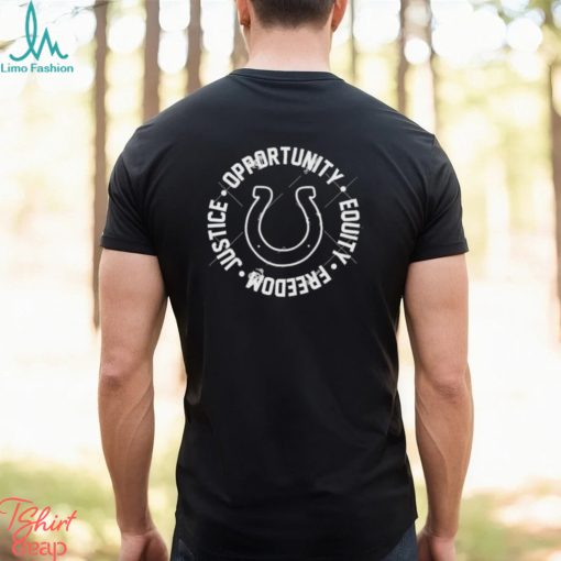 Indianapolis Colts NFL Mike Tomlin Justice Opportunity Equity Freedom Shirt