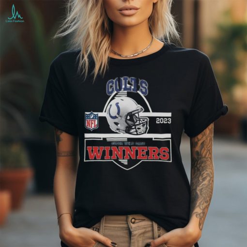 Indianapolis Colts Winners Champions 2023 Super Wild Card NFL Divisional Helmet Logo Shirt