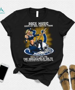 Indianapolis Colts rock music keep my soul forever young shirt