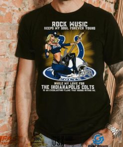 Indianapolis Colts rock music keep my soul forever young shirt