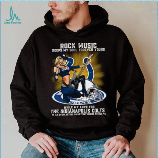 Indianapolis Colts rock music keep my soul forever young shirt