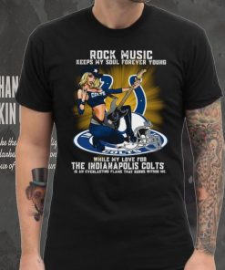 Indianapolis Colts rock music keep my soul forever young shirt