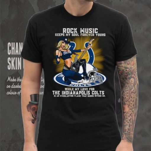 Indianapolis Colts rock music keep my soul forever young shirt